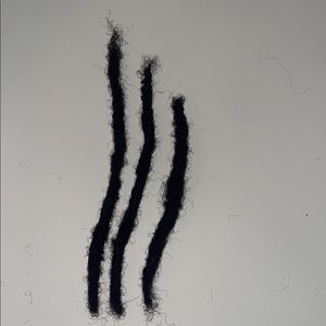 Hand made human hair locs extensions